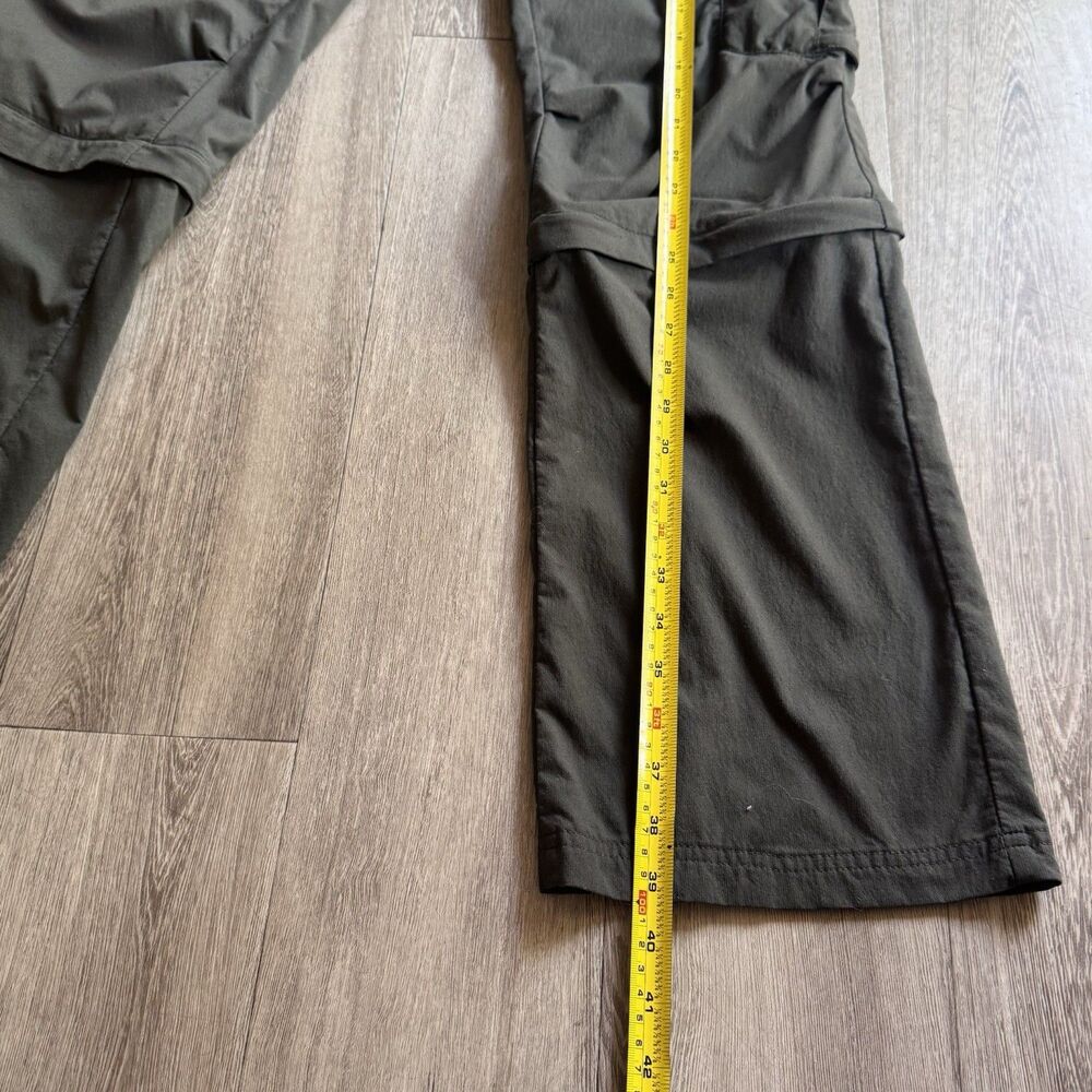 REI Co-Op Women Sz 10P Pants Gorpcore Convertible Olive Green Outdoor Hike Cargo - Picture 6 of 11